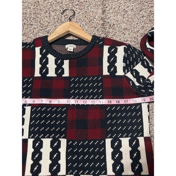 Women's L.L.Bean Heritage Soft Cotton Fisherman Sweater Crewneck Size L - Picture 6 of 9